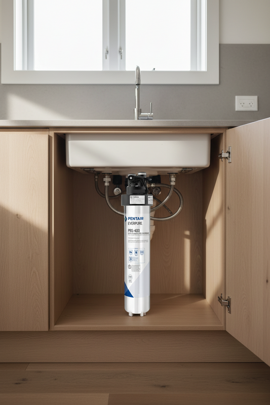 Everpure PBS-400 — Professionele undersink drinkwaterfilter