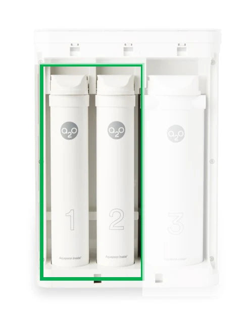 Aquaporin waterfilters - Pre- & Post-filter voor Aquaporin A2O Pure (filter 1 en 2)