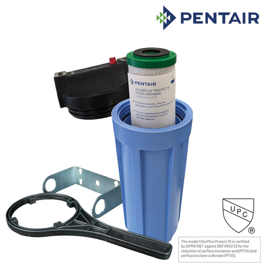 ChlorPlus Protect — Compact gecertificeerd PFAS‑filter