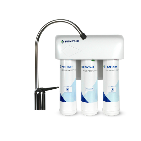 Freshpoint 2/3‑traps — Gefaseerde voorfilter en PFAS‑filter (tegen sediment & PFAS)
