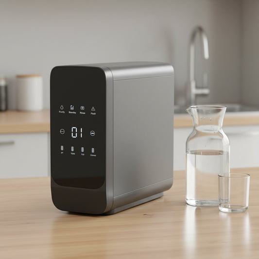 Pallas Plus Iris 600 GPD DF — Compact omgekeerde osmosesysteem met directe doorstroming